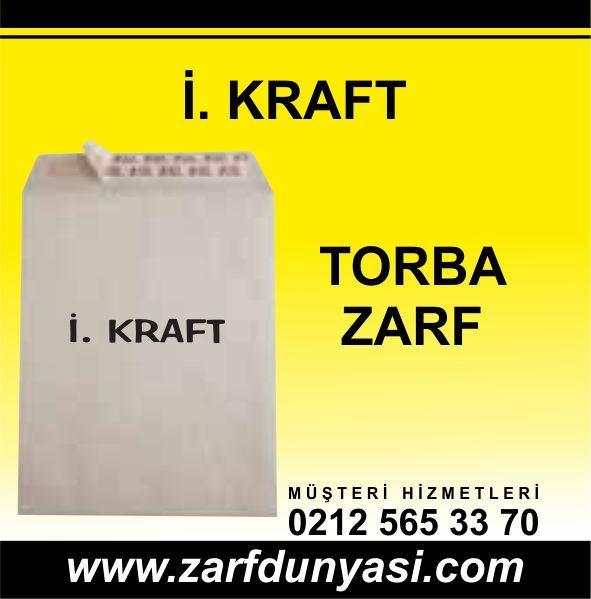 Torba Zarf 90gr İ. Kraft 32 x 42 cm