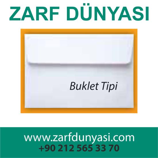 Buklet Tipi Davetiye Zarfı 12x18 cm | 70gr